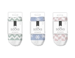 Wholesale Ladies Printed Cosy Socks 2pk Wholesale Ladies Printed Cosy Socks 2pk