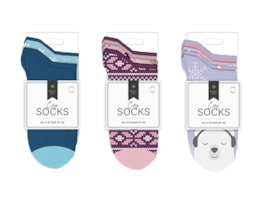 Wholesale Ladies Printed Crew Socks 5pk Wholesale Ladies Printed Crew Socks 5pk