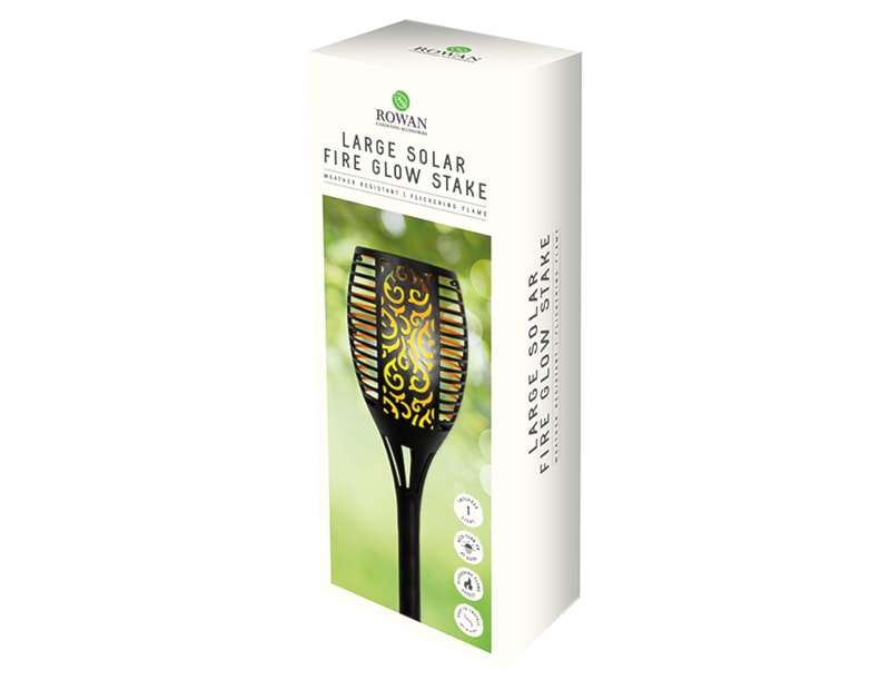 Wholesale Large Fire Solar Glow Stake | Gem imports Ltd. Wholesale Large Fire Solar Glow Stake | Gem imports Ltd.