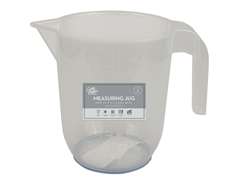 Wholesale Measuring Jug with Non-Slip Base 1L Wholesale Measuring Jug with Non-Slip Base 1L