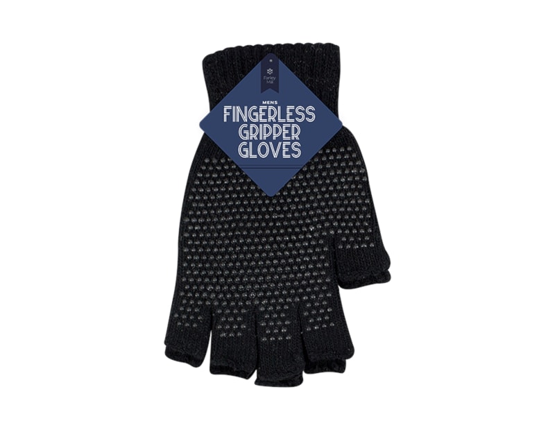 Wholesale Mens Fingerless Gripper Gloves Wholesale Mens Fingerless Gripper Gloves