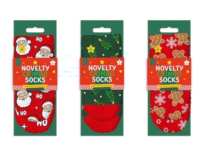 Wholesale Mens Novelty Christmas Cosy Socks 2pk Wholesale Mens Novelty Christmas Cosy Socks 2pk