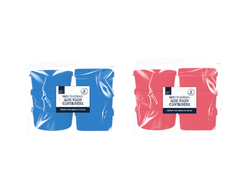 Wholesale Mini Food Containers 6pk Wholesale Mini Food Containers 6pk