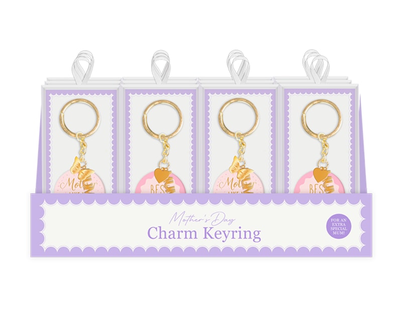 Wholesale Mother's Day Metal Keyring CDU