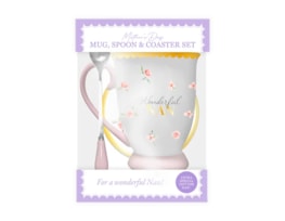 Wholesale Wonderful Nan Mug, Spoon & Coaster Set