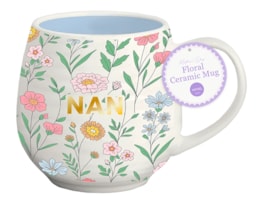 Wholesale Nan Floral Ceramic Mug 440ml Wholesale Nan Floral Ceramic Mug 440ml