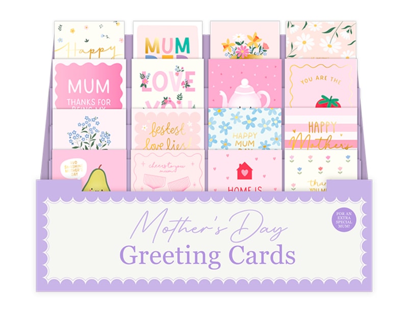 Wholesale Mother's Day Mixed Cards CDU Wholesale Mother's Day Mixed Cards CDU