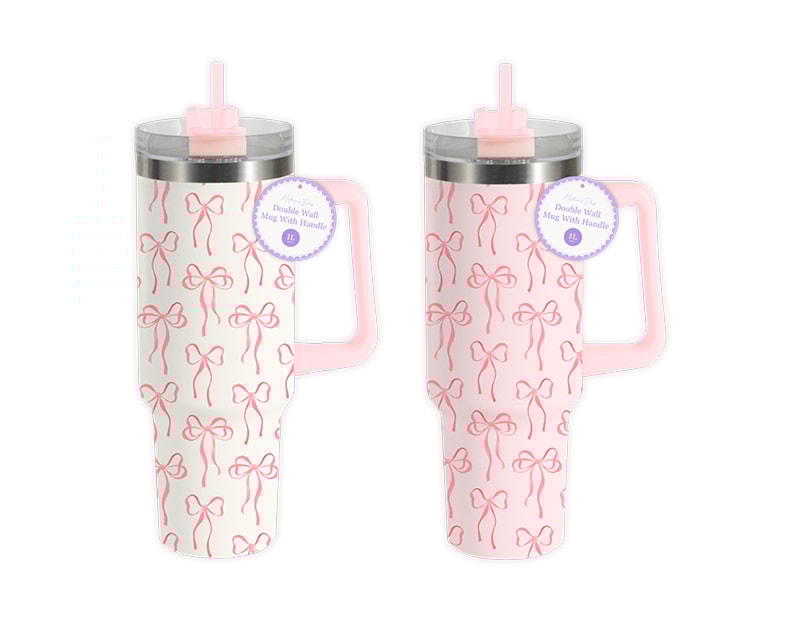 Wholesale Mother's Day Double Wall Mug with Handle 1L