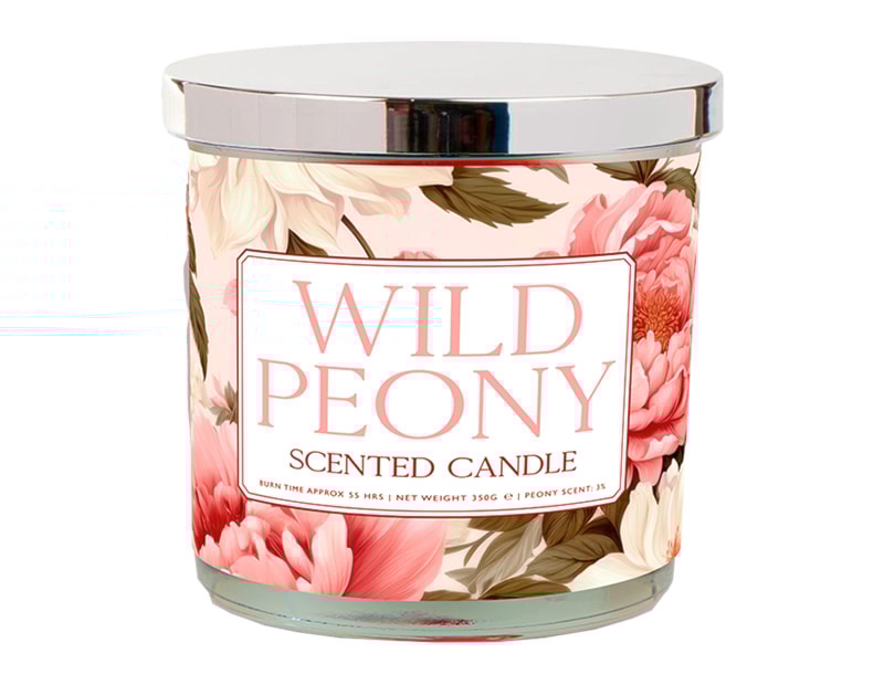 Wholesale Mother's Day Wild Peony Fragranced Candle 350G Wholesale Mother's Day Wild Peony Fragranced Candle 350G