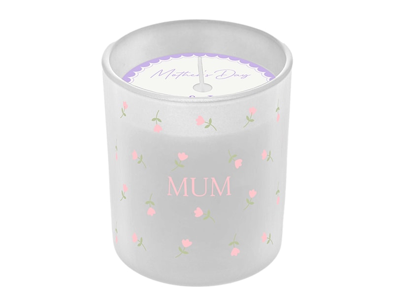 Wholesale Mother's Day Tulip & Jasmine Fragranced Candle 170G Wholesale Mother's Day Tulip & Jasmine Fragranced Candle 170G