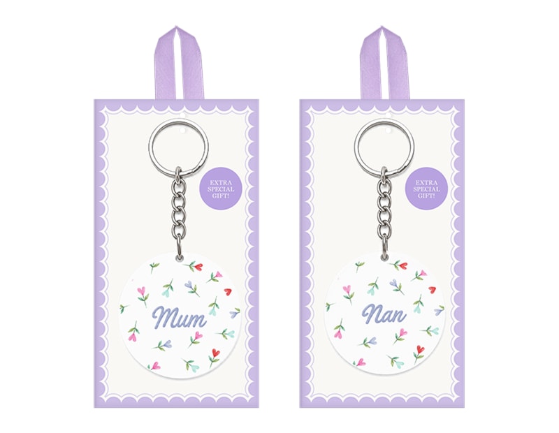 Wholesale Mother's Day Floral Keyring Wholesale Mother's Day Floral Keyring