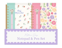 Wholesale Mothers Day Notepad And Pen Set CDU Wholesale Mothers Day Notepad And Pen Set CDU
