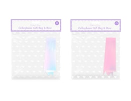 Wholesale Mother's Day Cellophane Gift Bag & Giant Bow Wholesale Mother's Day Cellophane Gift Bag & Giant Bow