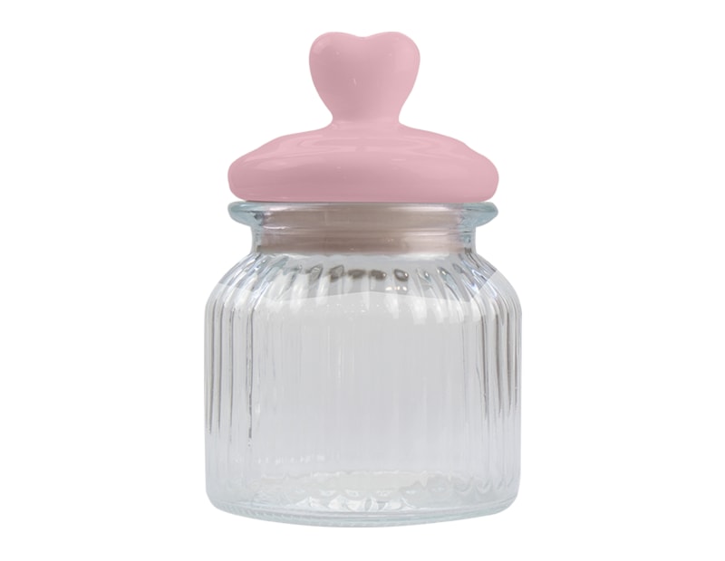 Wholesale Mother's Day Heart Lid Glass Jar Wholesale Mother's Day Heart Lid Glass Jar