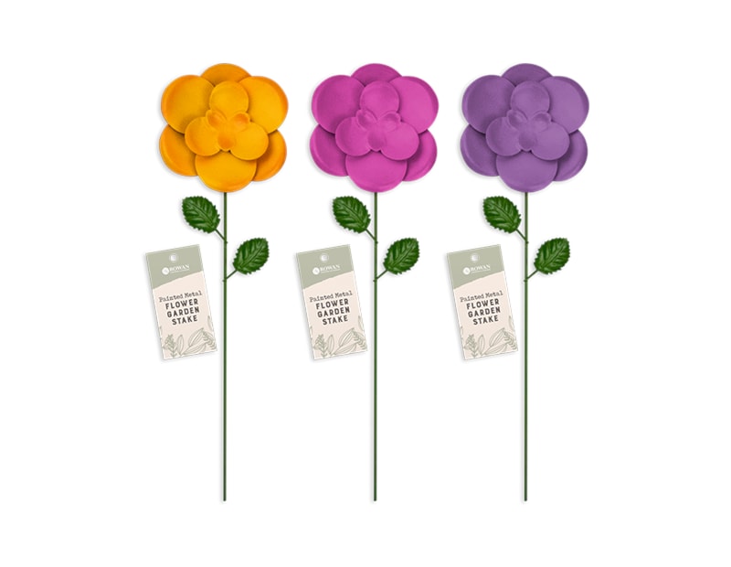 Wholesale Painted metal flower garden stake | Gem imports Ltd. Wholesale Painted metal flower garden stake | Gem imports Ltd.