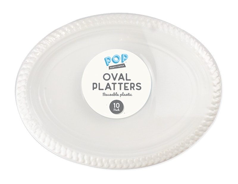 Wholesale White Plastic Oval Platters Wholesale White Plastic Oval Platters