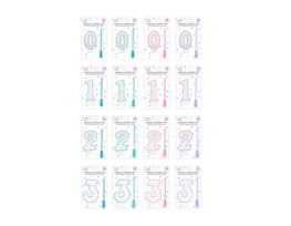 Wholesale Pastel Musical Birthday Candle Set