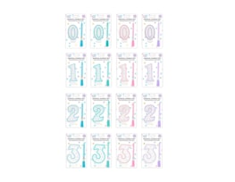 Wholesale Pastel Musical Birthday Candle Set