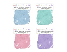 Wholesale Pastel Happy Birthday Banner 1.4M Wholesale Pastel Happy Birthday Banner 1.4M