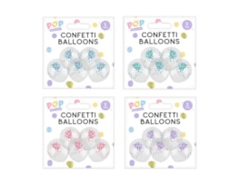 Wholesale Pastel Confetti Balloons 5pk | Gem Imports Wholesale Pastel Confetti Balloons 5pk | Gem Imports