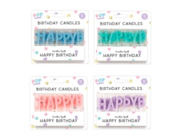Wholesale Pastel Happy Birthday Candles Wholesale Party accessories Uk