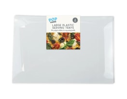 Wholesale Large Plastic Serving Trays 2pk