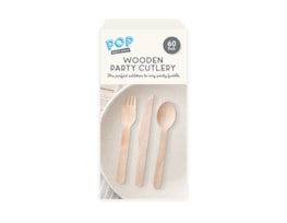 Wholesale Wooden Cutlery 60pk Wholesale Wooden Cutlery 60pk
