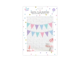 Wholesale Pastel Multicolour Flag Bunting 3.6M