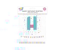 Wholesale Happy Birthday Bunting 3M Wholesale Happy Birthday Bunting 3M