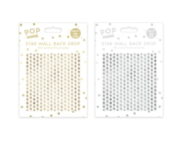 Wholesale Metallic Star Wall Back Drop Wholesale Metallic Star Wall Back Drop