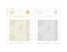 Wholesale Metallic Star Wall Back Drop Wholesale Metallic Star Wall Back Drop