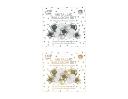Wholesale Metallic Balloon Set 12pk Wholesale Metallic Balloon Set 12pk