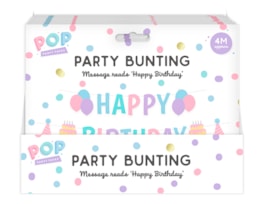 Wholesale Pastel Multicolour Happy Birthday Party Bunting CDU Wholesale Pastel Multicolour Happy Birthday Party Bunting CDU