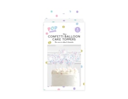 Wholesale Pastel Mini Confetti Balloon Cake Toppers