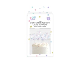 Wholesale Pastel Mini Confetti Balloon Cake Toppers