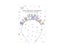 Wholesale Pastel Happy Birthday Headband