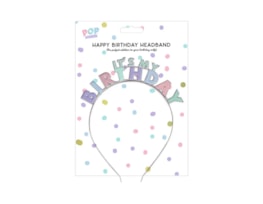 Wholesale Pastel Happy Birthday Headband