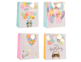 Wholesale Unisex Foiled Birthday Large Gift Bag 30x42x12cm Wholesale Unisex Foiled Birthday Large Gift Bag 30x42x12cm