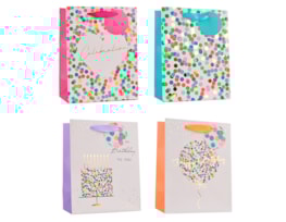 Wholesale Confetti Detail Foiled Large Gift Bag 30x42x12cm Wholesale Confetti Detail Foiled Large Gift Bag 30x42x12cm