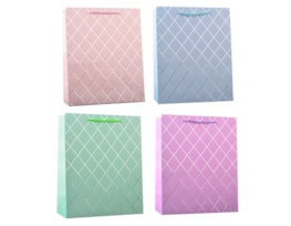 Wholesale Pastel Foiled Medium Gift Bag 26x32x12cm Wholesale Pastel Foiled Medium Gift Bag 26x32x12cm
