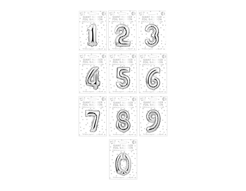 Wholesale Silver Number Balloons Wholesale Silver Number Balloons