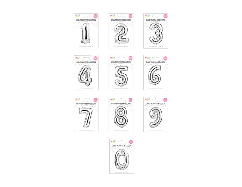 Wholesale Silver Number Balloons Wholesale Silver Number Balloons