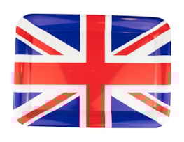 Union Jack Printed Tray 42cm x 30cm