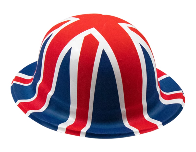 Union Jack Plastic Bowler Hat Union Jack Plastic Bowler Hat | Wholesale accessories Uk