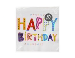 Wholesale Happy Birthday paper napkins Wholesale Happy Birthday paper napkins