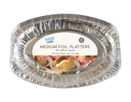 Wholesale Medium Foil Platters 4pk Wholesale Medium Foil Platters 4pk