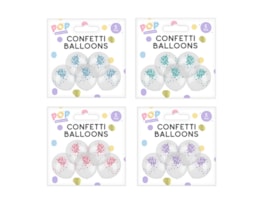 Wholesale Pastel Confetti Balloons 5pk | Gem Imports Wholesale Pastel Confetti Balloons 5pk | Gem Imports