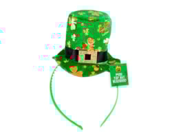 Wholesale St. Patrick's Mini Top Hat Headband Wholesale St. Patrick's Mini Top Hat Headband