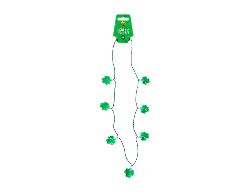 Wholesale St. Patrick's Day 7 LED Necklace