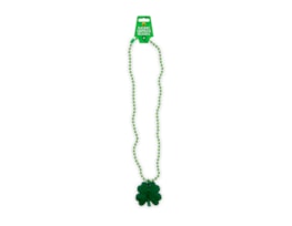 Wholesale St. Patrick’s Day Flashing LED Shamrock Necklace Wholesale St. Patrick’s Day Flashing LED Shamrock Necklace